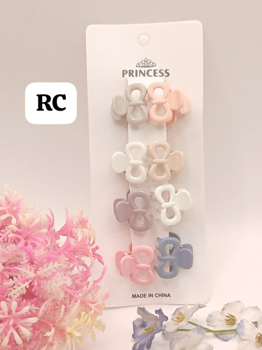 New Arrival Beautiful hair accessories Claws Card  Pack of 8 pcs hair claws  Price 85/- full card🔥✨️  Colors Random 👈